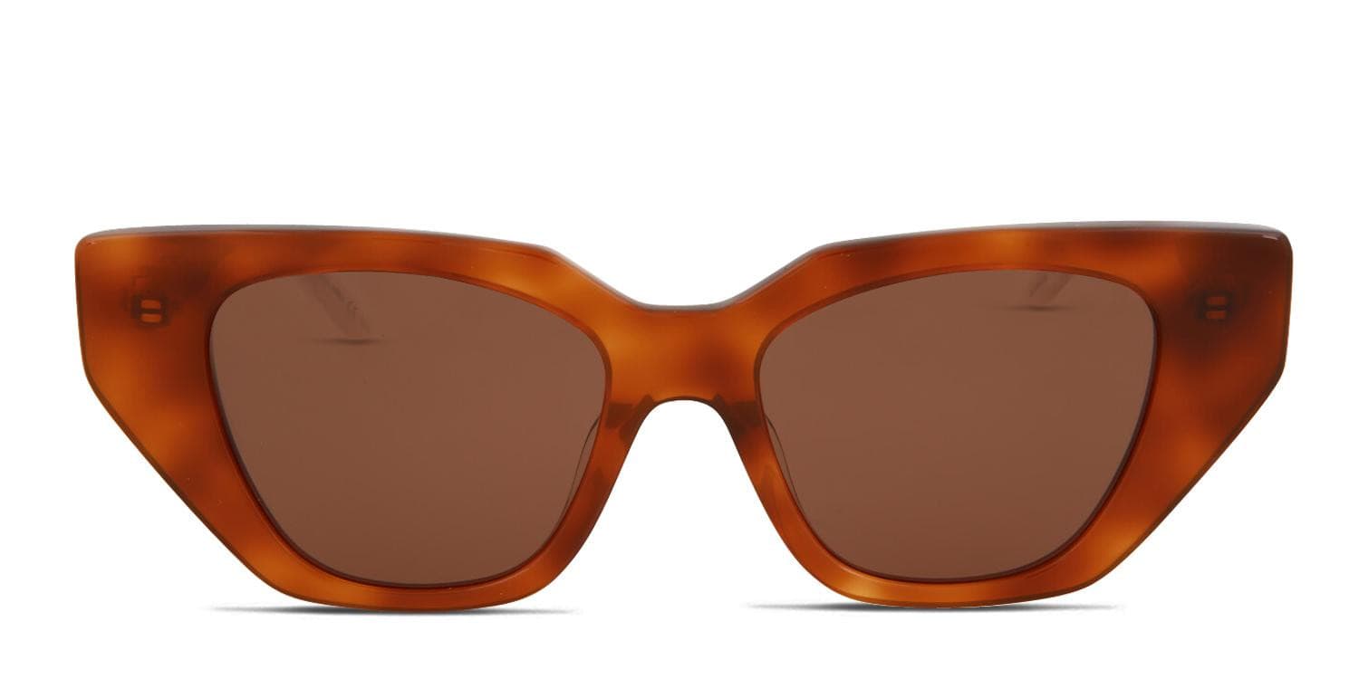 Gucci Orange Acetate Sunglasses Gucci: Orange Institutional Logo Sunglasses | SSENSE Germany main image 3