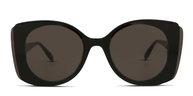 Alexander McQueen AM0250S Shiny Black Prescription Sunglasses