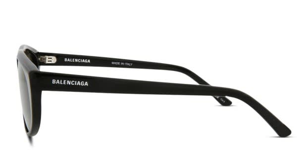 Balenciaga BB0098S Shiny Black Prescription Sunglasses - 50% Off