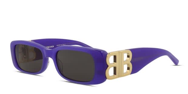 Balenciaga BB0096S Purple Prescription Sunglasses