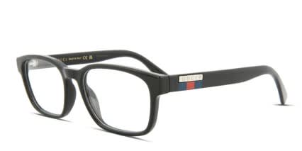 Gucci GG0749O Shiny Black glasses - Shiny Black - Angle View