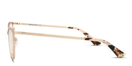 Alexander McQueen McQ MQ0295OP Gold glasses - Gold - Side View