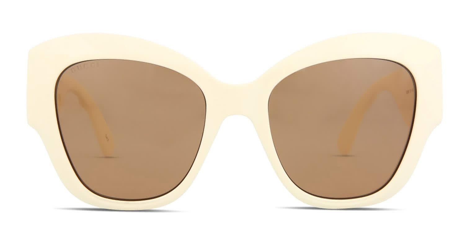Gucci GG0808S White glasses - White - Frontal View