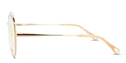 Chloe CH0018O Gold, Beige glasses - Gold / Beige - Side View