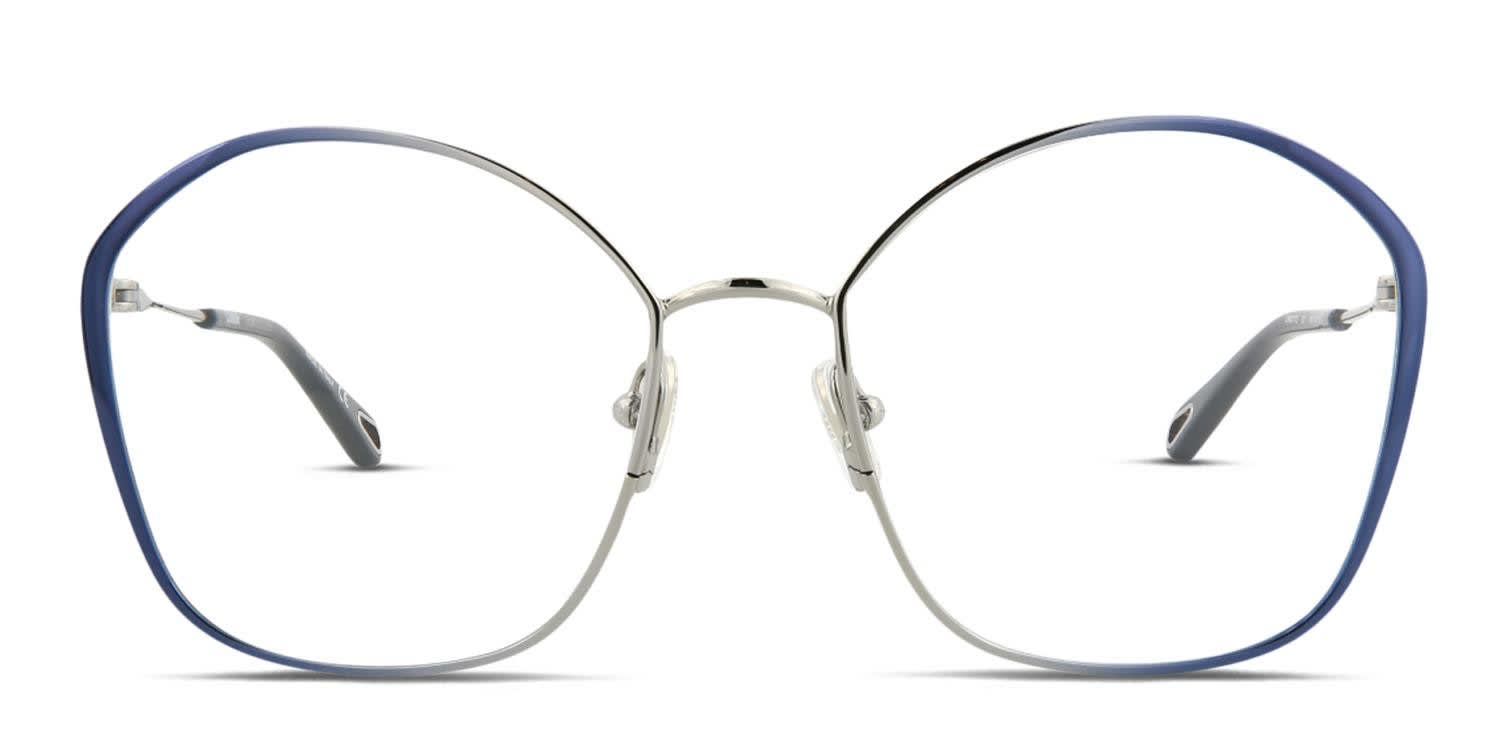 Chloe CH0017O Blue, Silver glasses - Blue / Silver - Frontal View