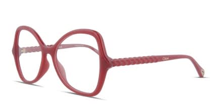 Chloe CH0004O Red glasses - Red - Angle View