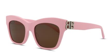 Balenciaga BB0132S Pink glasses - Pink - Angle View