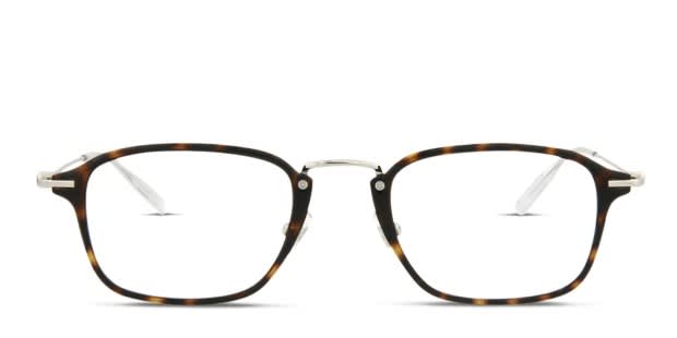Mont Blanc MB0159O Tortoise/Silver Prescription Eyeglasses