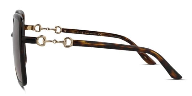 Gucci GG0890S Brown, Tortoise Prescription Sunglasses