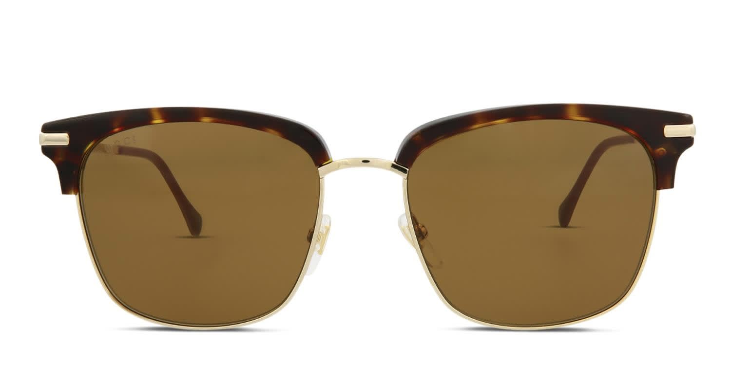 美品 GUCCI サングラス GG0918S ホースビット べっ甲 ゴールド Gucci GG0918S Brown, Tortoise, Gold Prescription Sunglasses