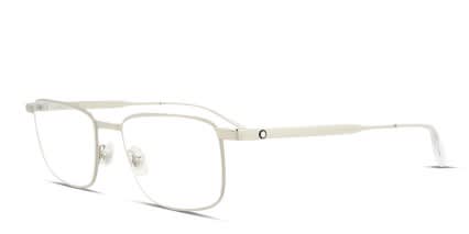 Mont Blanc MB0146O Silver glasses - Silver - Angle View