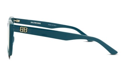 Balenciaga BB0131O Blue glasses - Blue - Side View