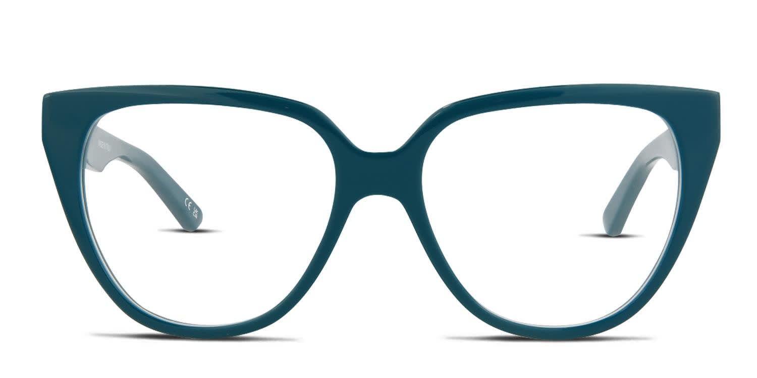 Balenciaga BB0129O Blue glasses - Blue - Frontal View