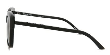Balenciaga BB0160S Shiny Black glasses - Shiny Black - Side View