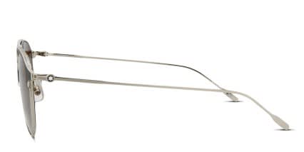Mont Blanc MB0190S Black, Silver glasses - Black / Silver - Side View