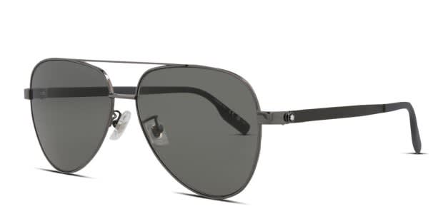 Mont Blanc MB0182S Gunmetal Prescription Sunglasses display picture 2