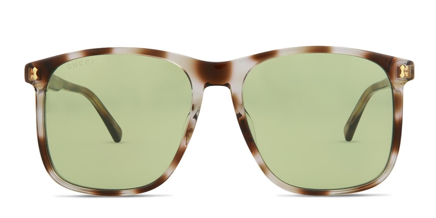 Gucci GG1041S Tortoise, Beige glasses - Tortoise / Beige - Frontal View