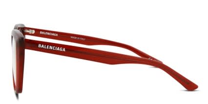 Balenciaga BB0062O Red glasses - Red - Side View