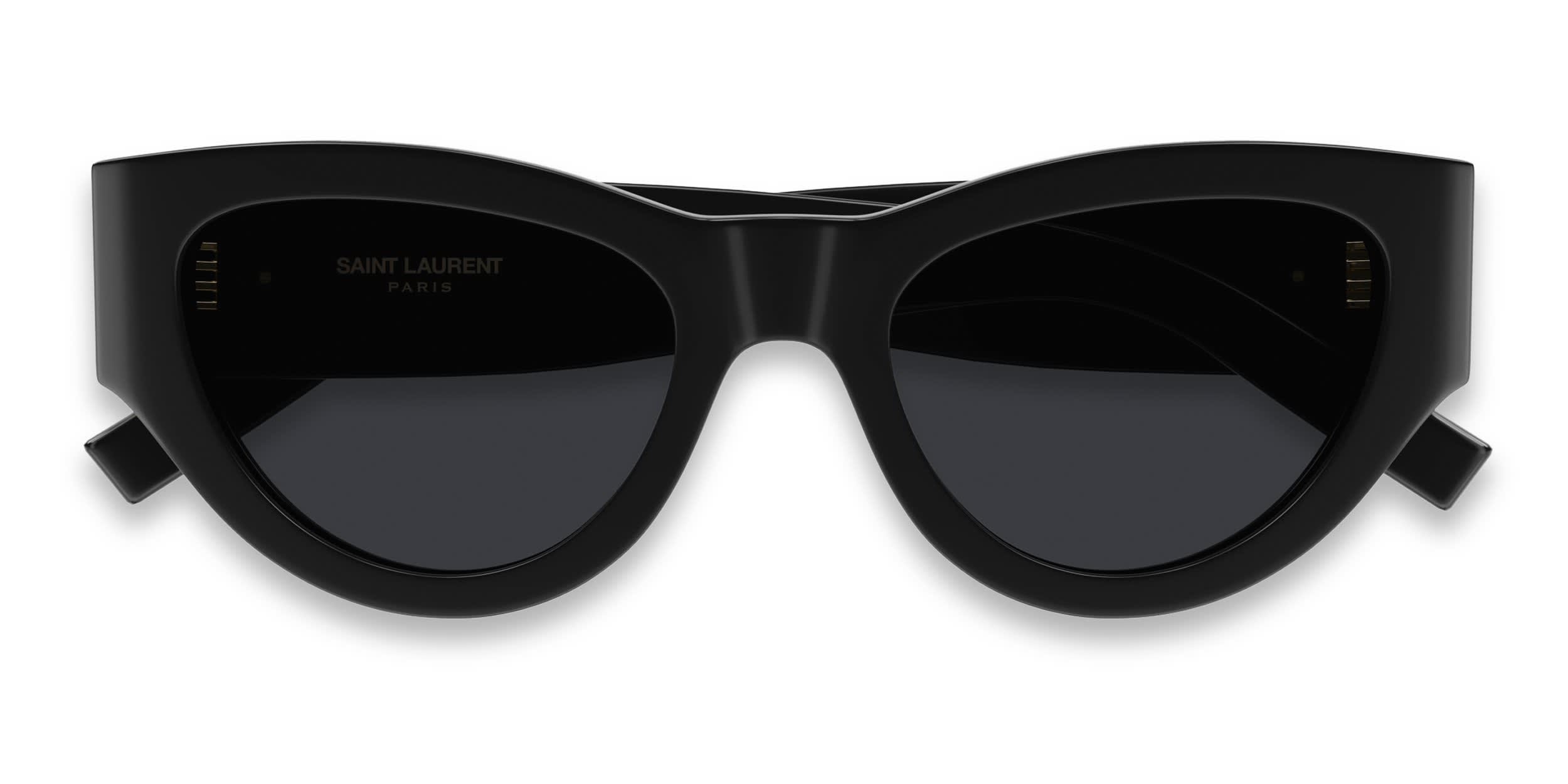 Saint Laurent SLM94 Black, Gray glasses - Black / Gray - Frontal View