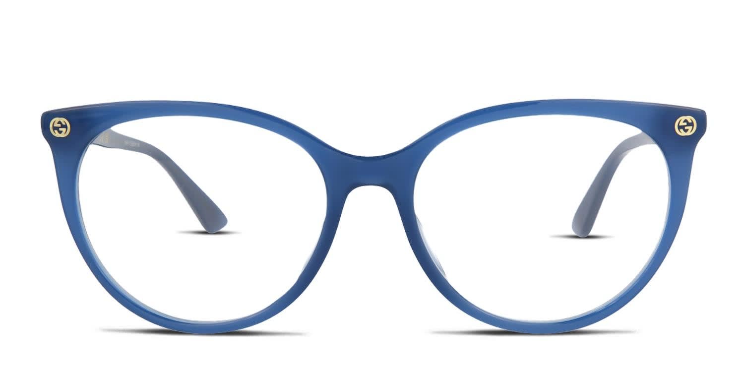 【送料,関税込】 GUCCI メガネ GG0093O Gucci GG0093O Blue Prescription Eyeglasses