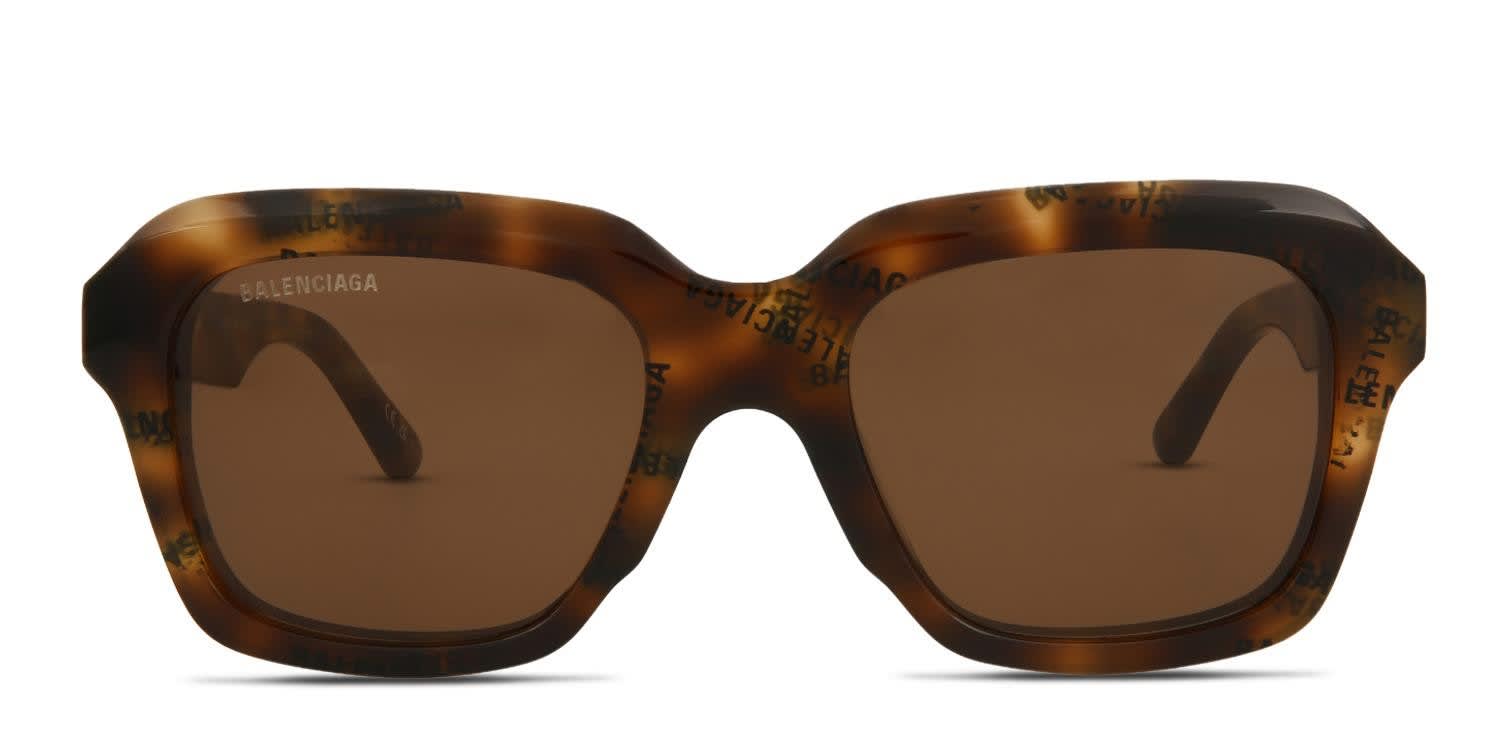 BALENCIAGA ブラウン角型メガネ。ヴィンテージ品。入手困難。 Balenciaga BB0127S Brown, Tortoise Prescription Sunglasses