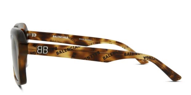 Balenciaga BB0127S Brown, Tortoise Prescription Sunglasses
