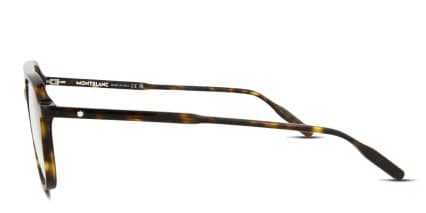 Mont Blanc MB0198O Tortoise glasses - Tortoise - Side View