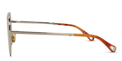 Chloe CH0071S Gold glasses - Gold - Side View