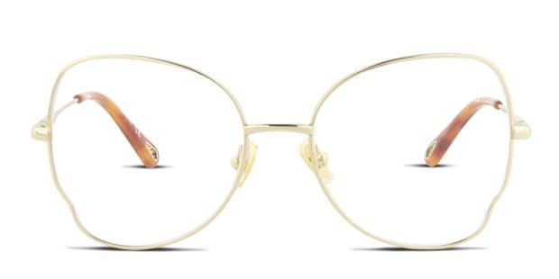 メガネ CHLOE Woman Optical frames Yellow Gold Chloe CH0098O 005 Glasses - US