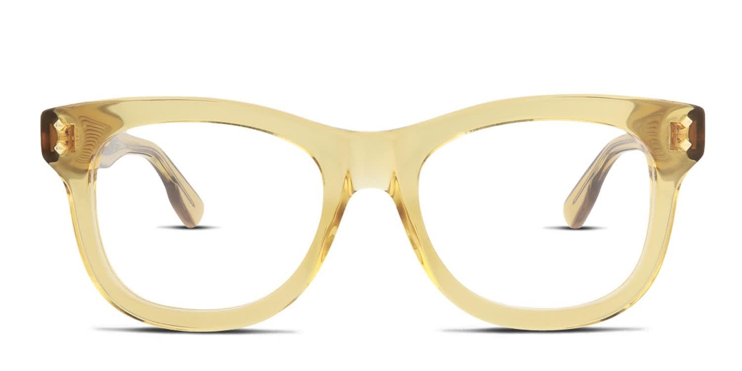 Gucci GG1086O Yellow, Clear Prescription Eyeglasses