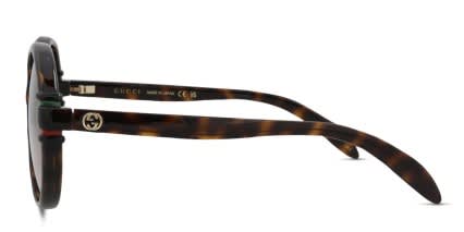 Gucci GG1067S Tortoise glasses - Tortoise - Side View
