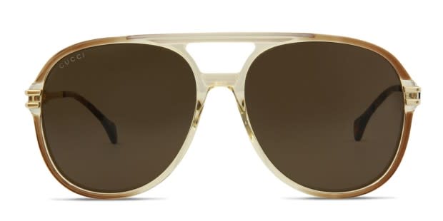 小物 GUCCI linestone clear sunglasses brown h=310,w=620,fit=fill,bg=fff