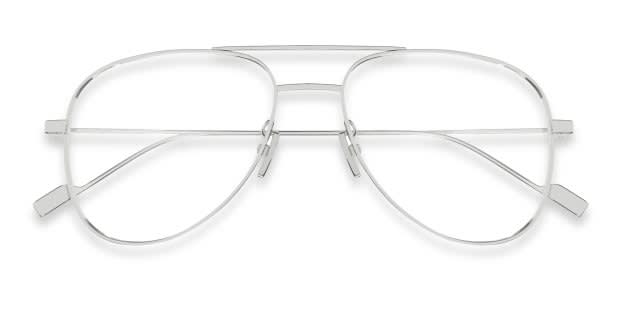 Yves Saint Laurent シルバーサングラス The Saint Laurent CLASSIC 11 YSL reinterprets an iconic silhouette