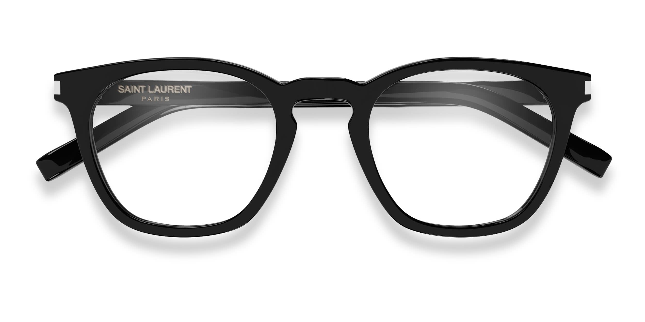 Saint Laurent SL28 Black glasses - Black - Frontal View