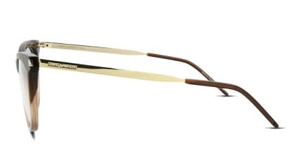 Saint Laurent SL 514 Brown, Clear glasses - Brown / Clear - Side View