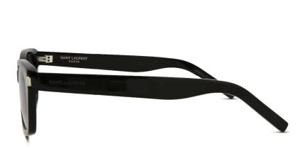 Saint Laurent SL522 Shiny Black glasses - Shiny Black - Side View
