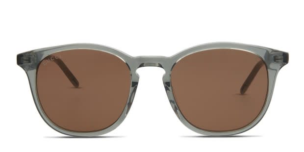 Gucci GG1157S Gray, Clear Prescription Sunglasses
