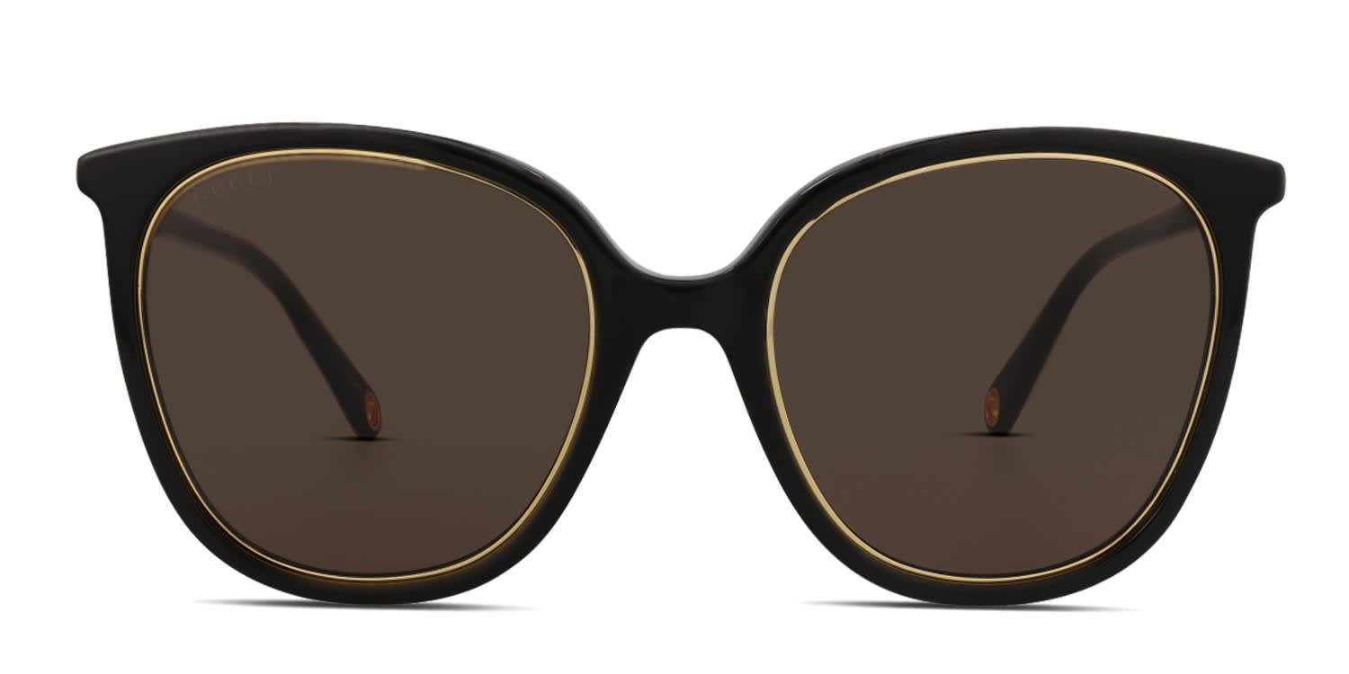 Gucci GG1076S Black glasses - Black - Frontal View