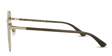 Gucci GG1100SA Gold, Brown glasses - Gold / Brown - Side View