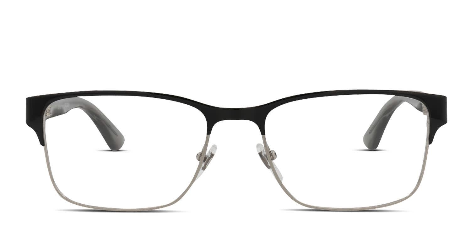 Gucci GG0750O Gray, Silver glasses - Gray / Silver - Frontal View