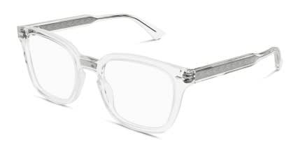 Gucci GG0184O Clear glasses - Clear - Angle View
