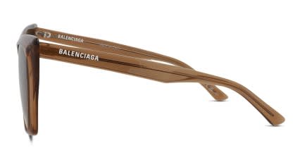 Balenciaga BB0046S Brown glasses - Brown - Side View