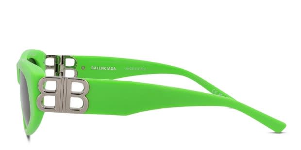 Balenciaga BB0095S Green Prescription Sunglasses