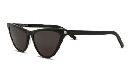 Saint Laurent SL 550 SLIM Shiny Black glasses - Shiny Black - Angle View
