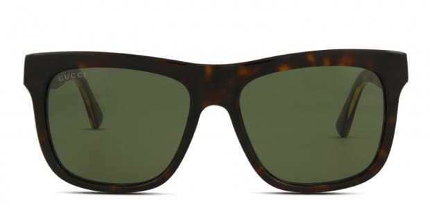 Gucci GG0158SN Brown/Tortoise Prescription Sunglasses