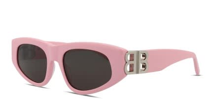 Balenciaga BB0095S Pink glasses - Pink - Angle View