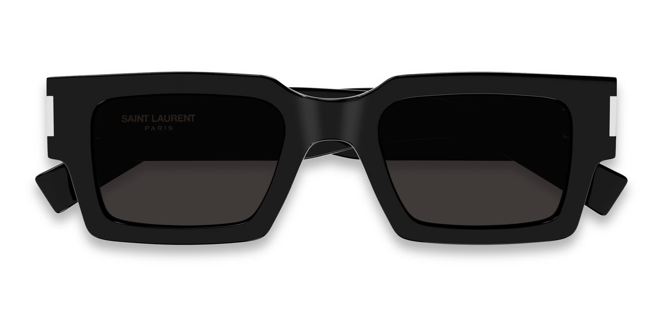 Saint Laurent SL572 Black, Gray glasses - Black / Gray - Frontal View