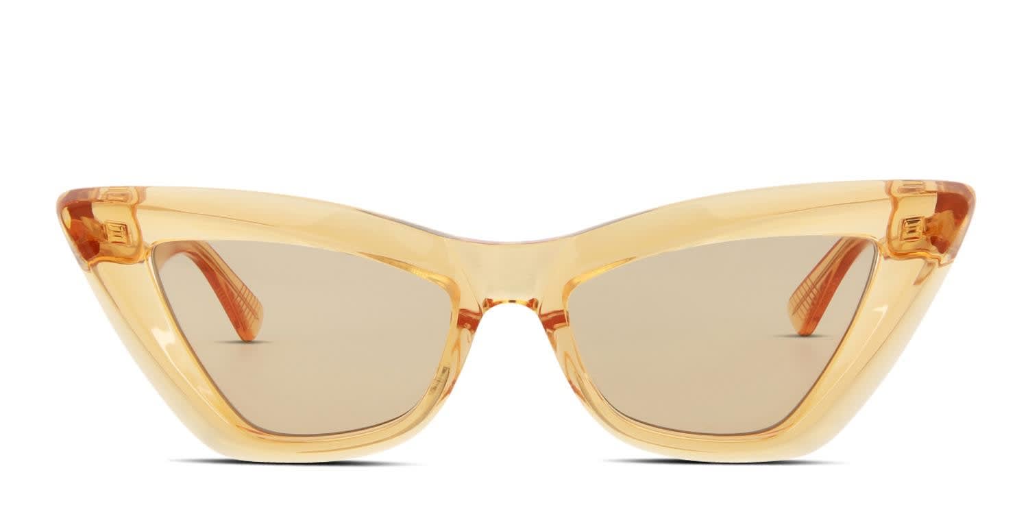 Bottega Veneta BV1101S Orange glasses - Orange - Frontal View