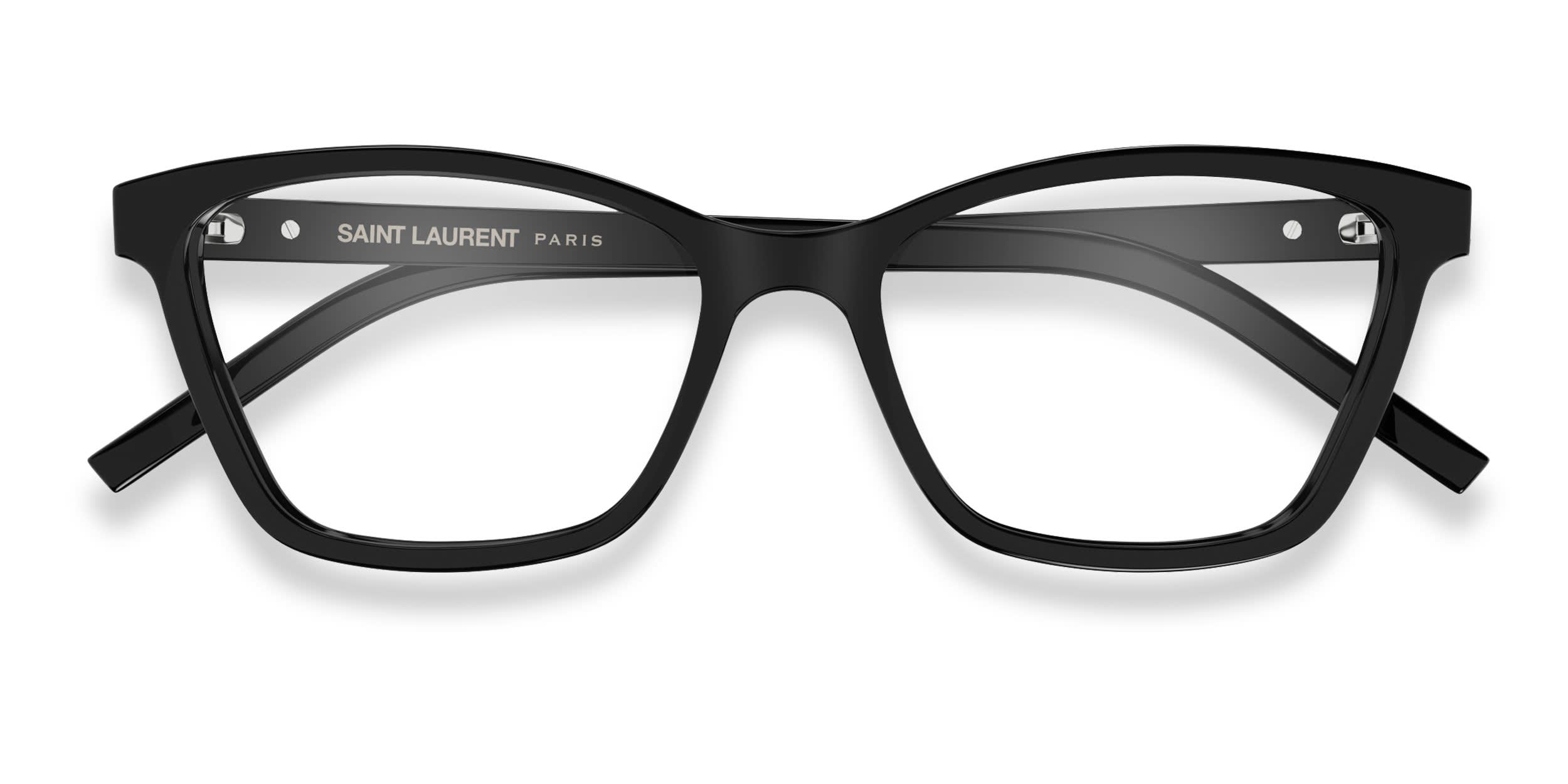 Saint Laurent SLM128 Black glasses - Black - Frontal View