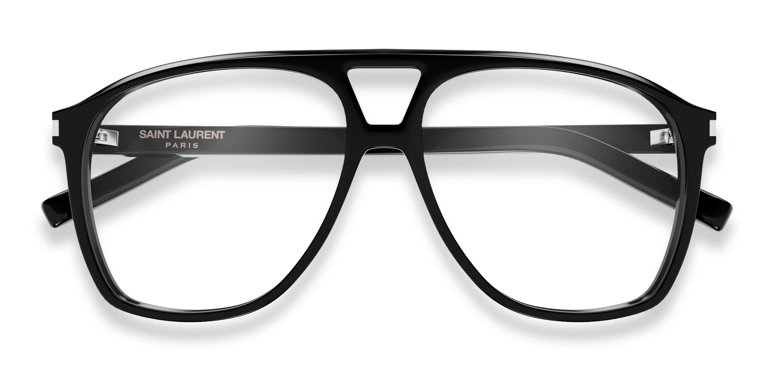 Saint Laurent SL596 Black glasses - Black - Frontal View